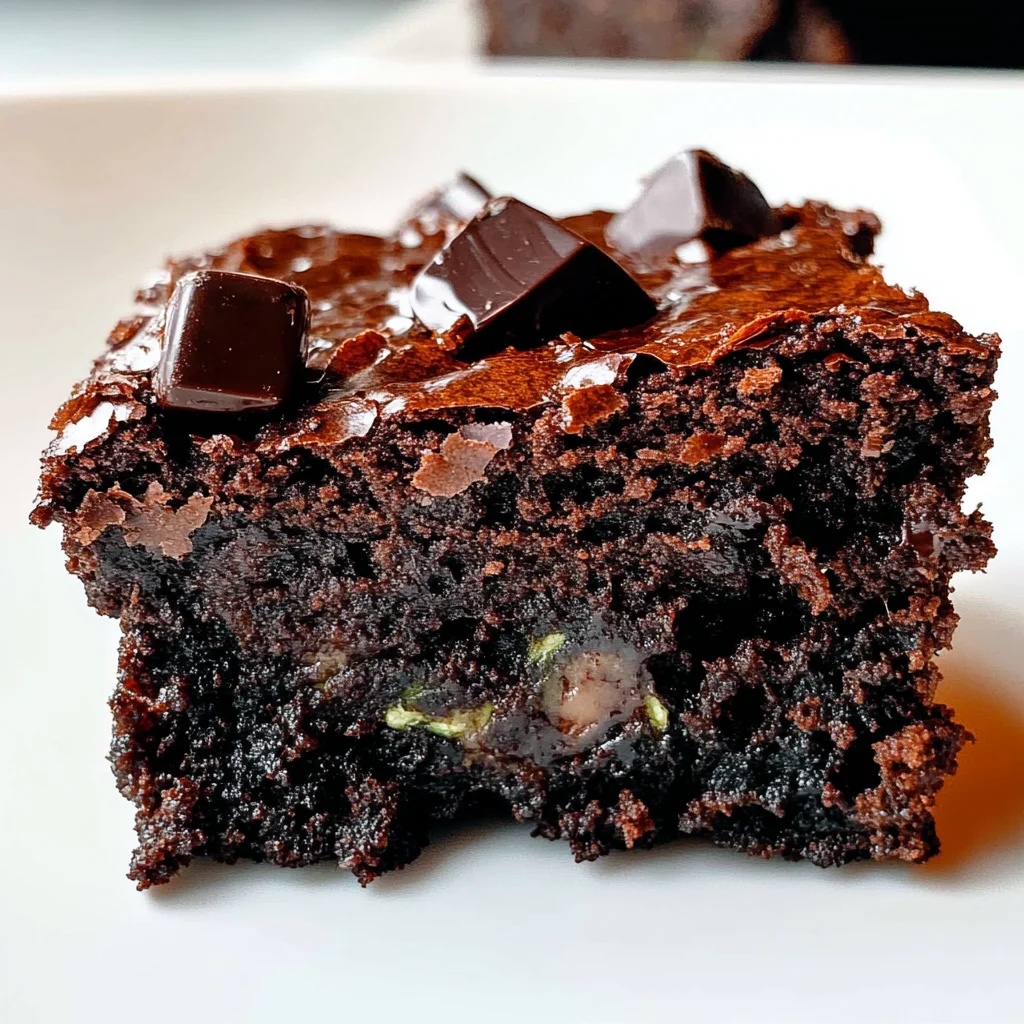 Zucchini Brownies