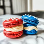 4th of July Macarons