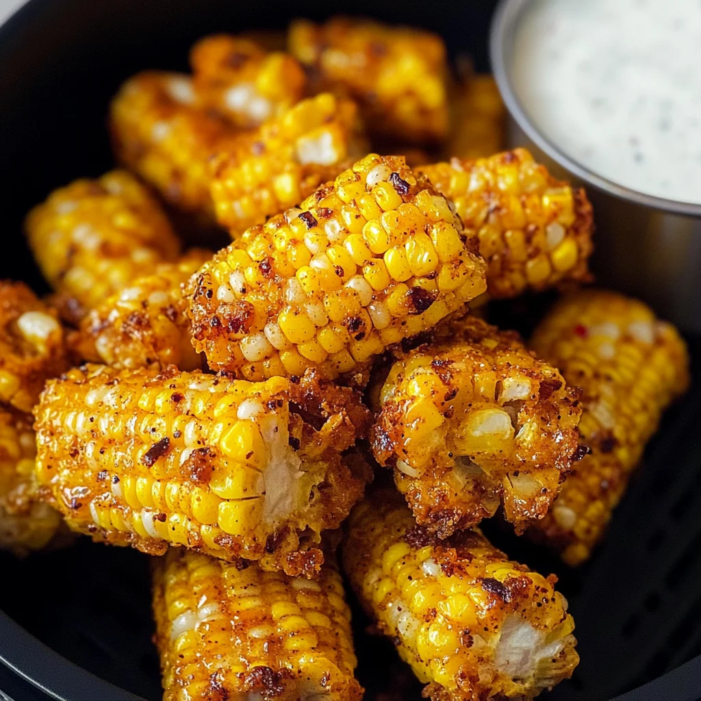Air Fryer Cajun Fried Corn