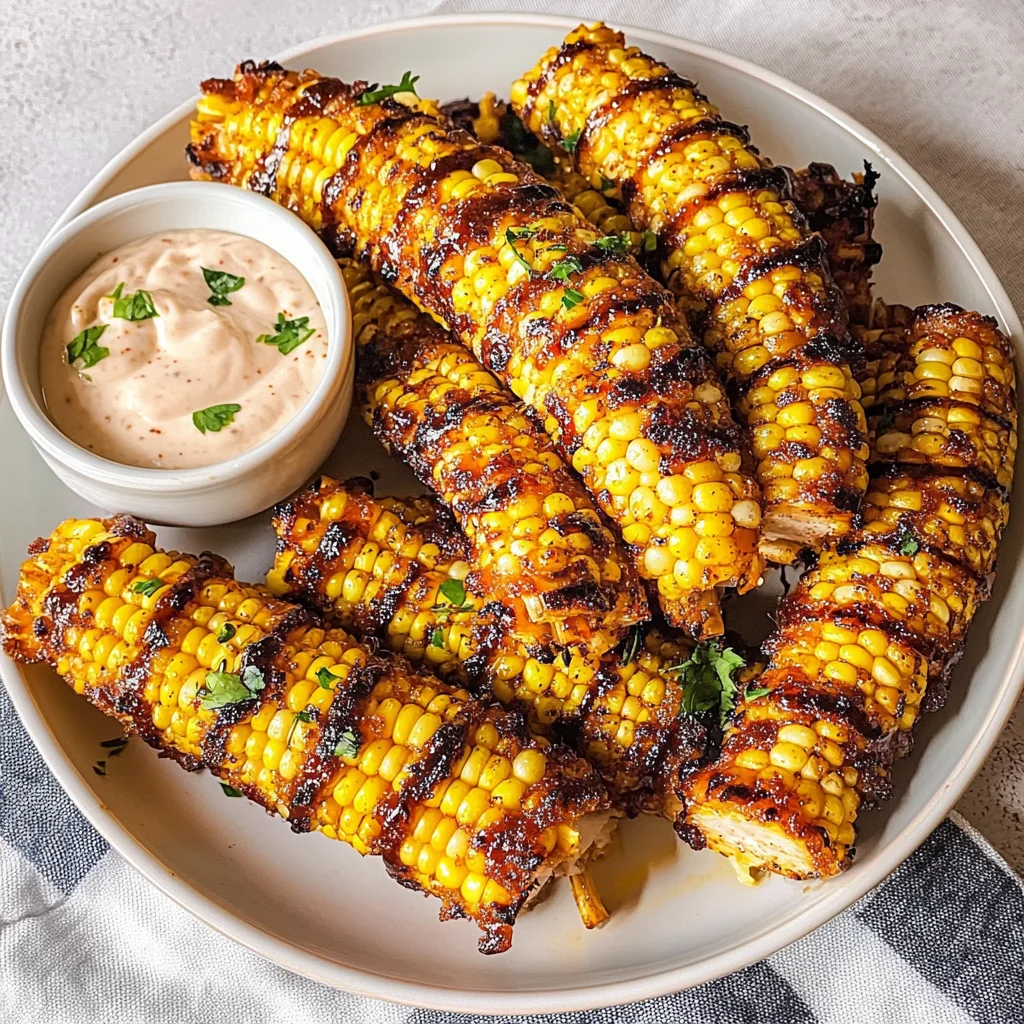 Air Fryer Corn Ribs Recipe