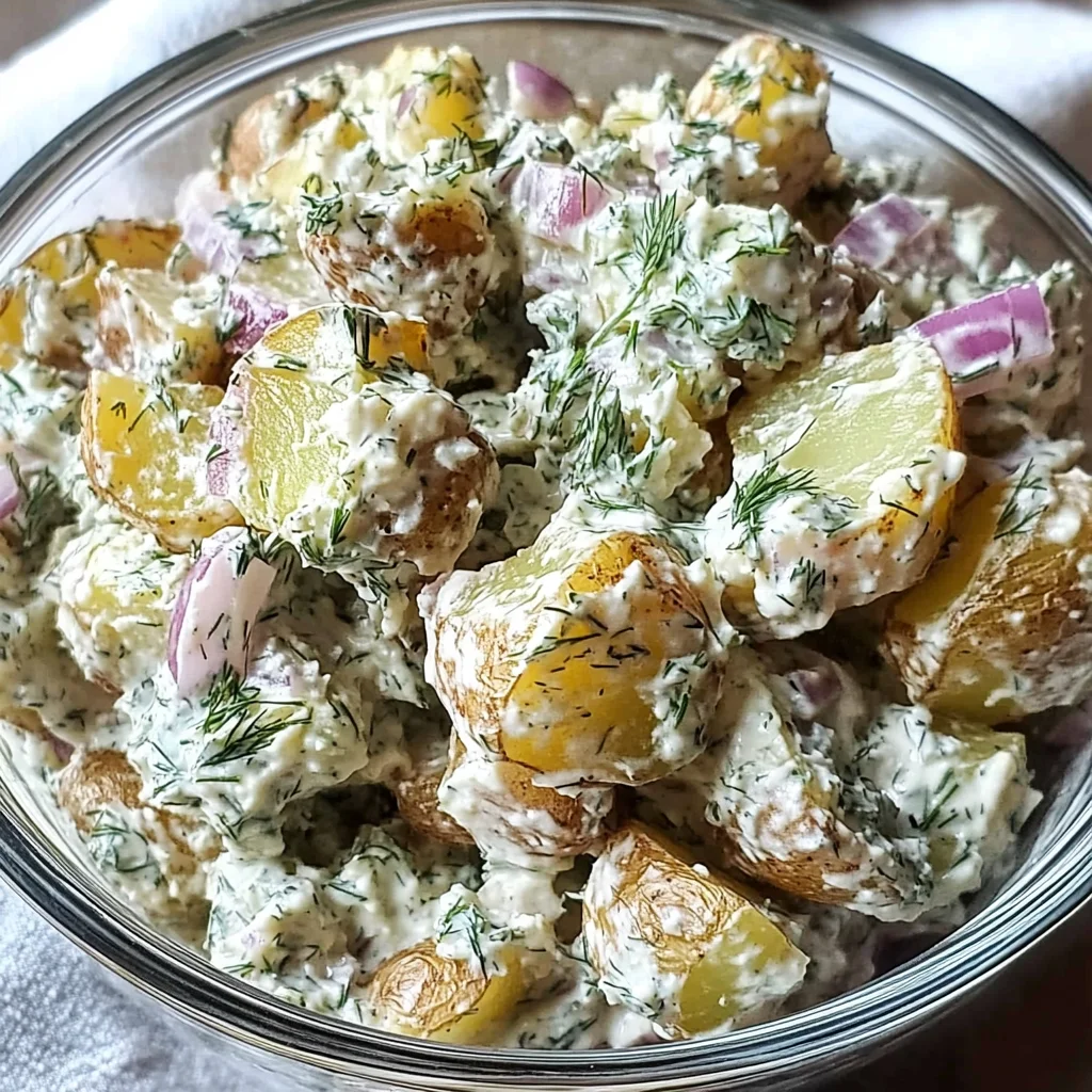 BEST Crispy Smashed Potato Salad (Viral Recipe, Easy)