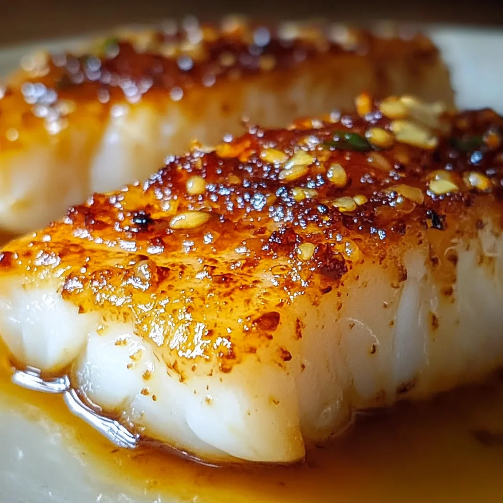 Baked Honey Marinade Cod Recipe