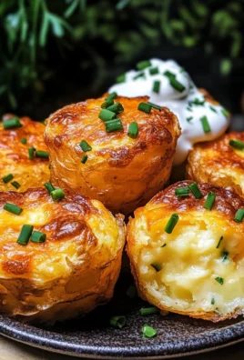Cheese and Chive Potato Puffs