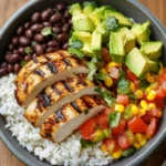 Cuban Chicken & Black Bean Rice Bowls