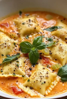 Easy Tuscan Ravioli Soup - theamazingfood