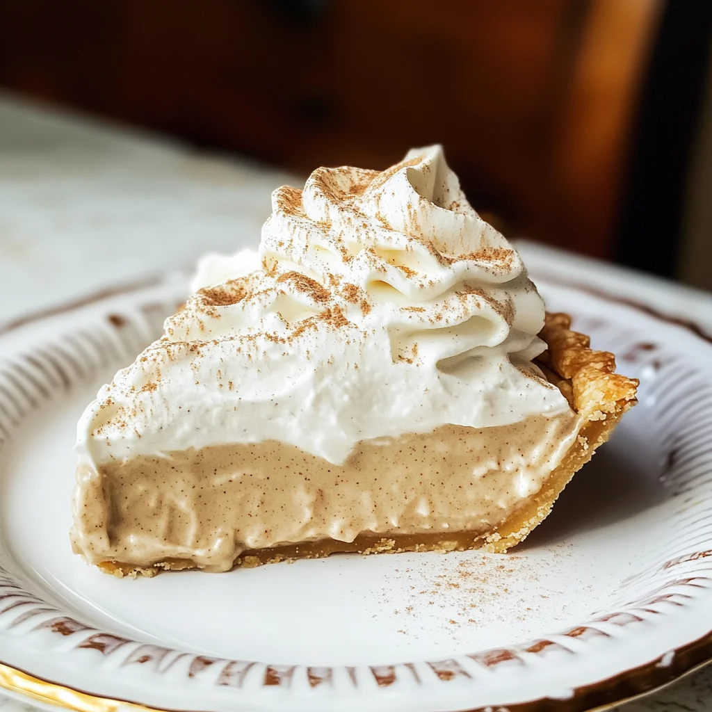 Gingerbread Cream Pie