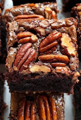 Gooey Black Bottom Pecan Pie Brownies