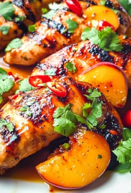 Grilled Chili Peach Chicken
