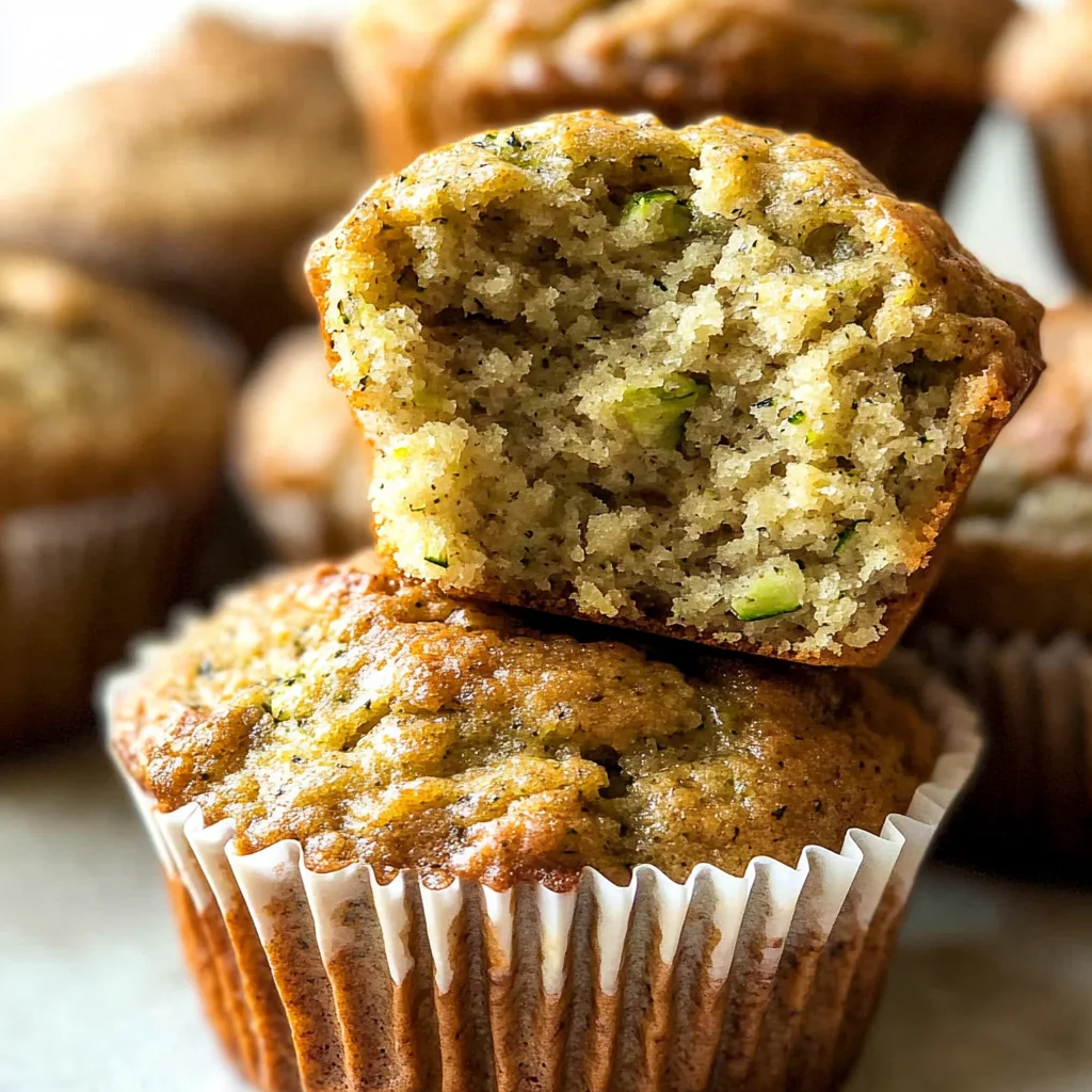Healthy Banana Zucchini Muffins
