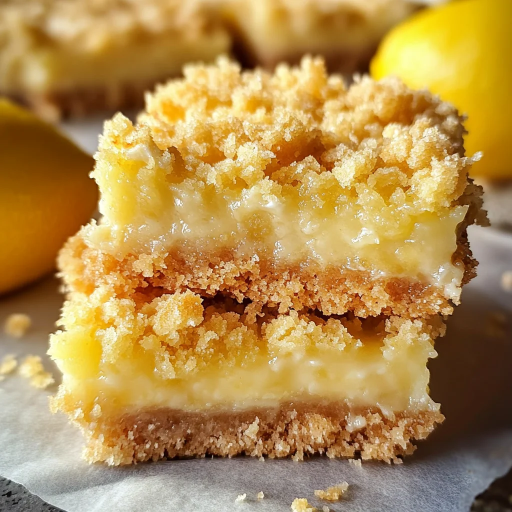 Homemade Lemon Crumb Bars