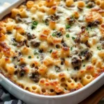 Irresistible Mushroom Pasta Bake