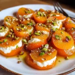 Kuru Kayısı Tatlısı (Turkish Poached Apricots with Ricotta)