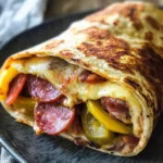 Low-Carb Italian Sub Wrap (Tortilla Melt Style)