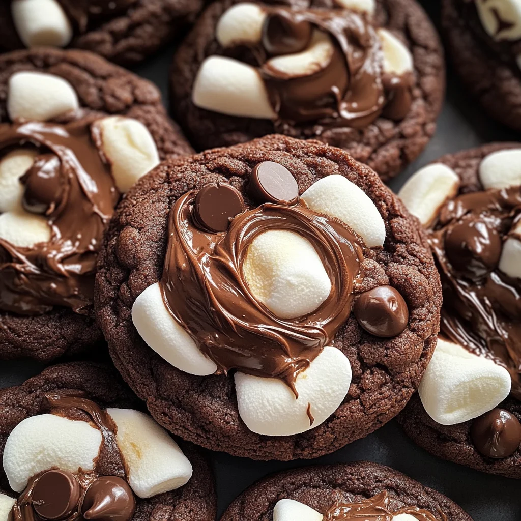 Marshmallow Chocolate Cookies