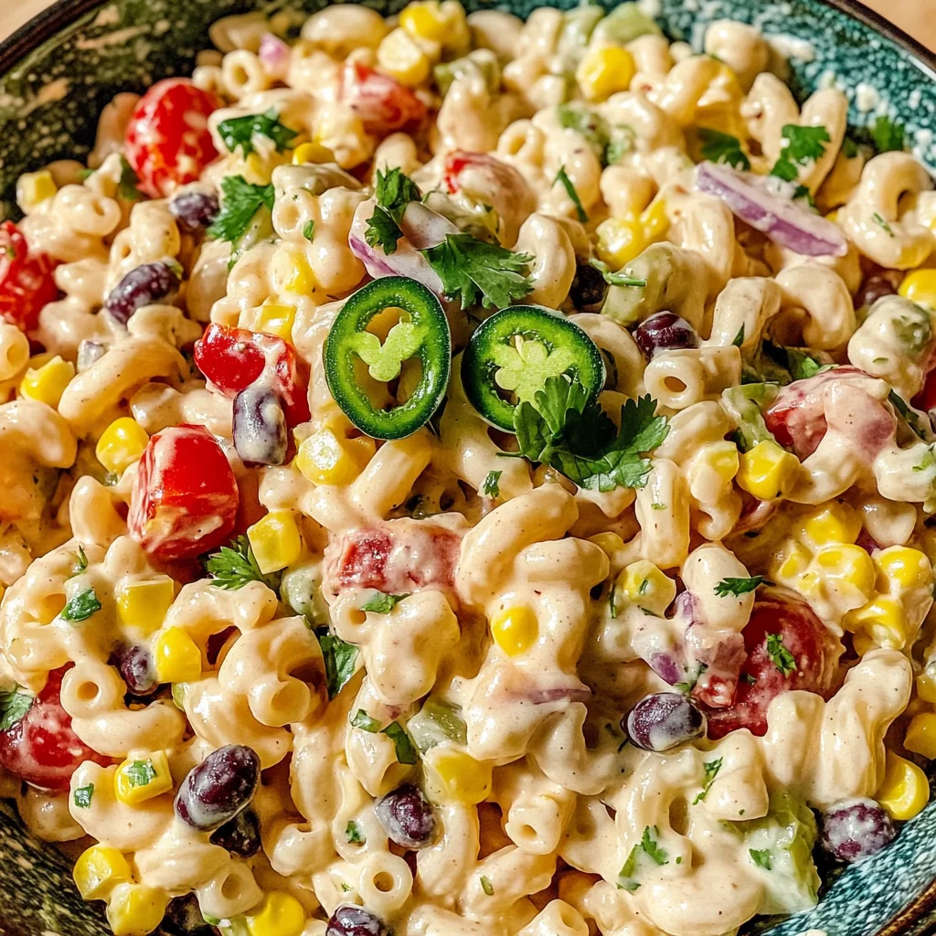 Mexican Macaroni Salad Recipe