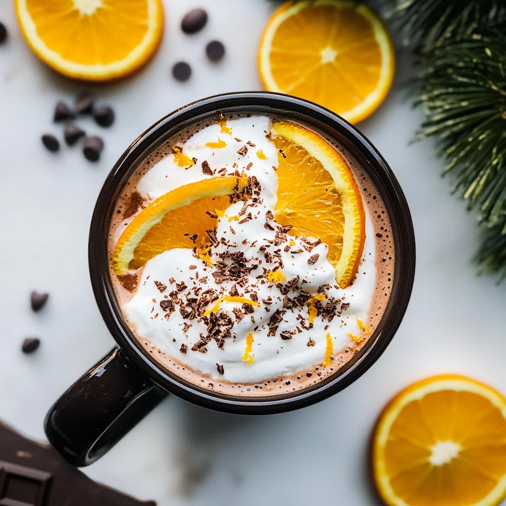 ORANGE & SPICE HOT CHOCOLATE