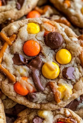 Outrageous Pretzel Reese's Peanut Butter Cookies
