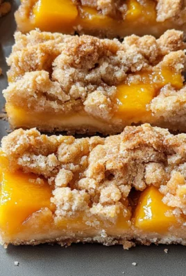 Peach Crumb Bars