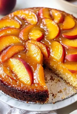 Peach Upside-Down Cake Recipe