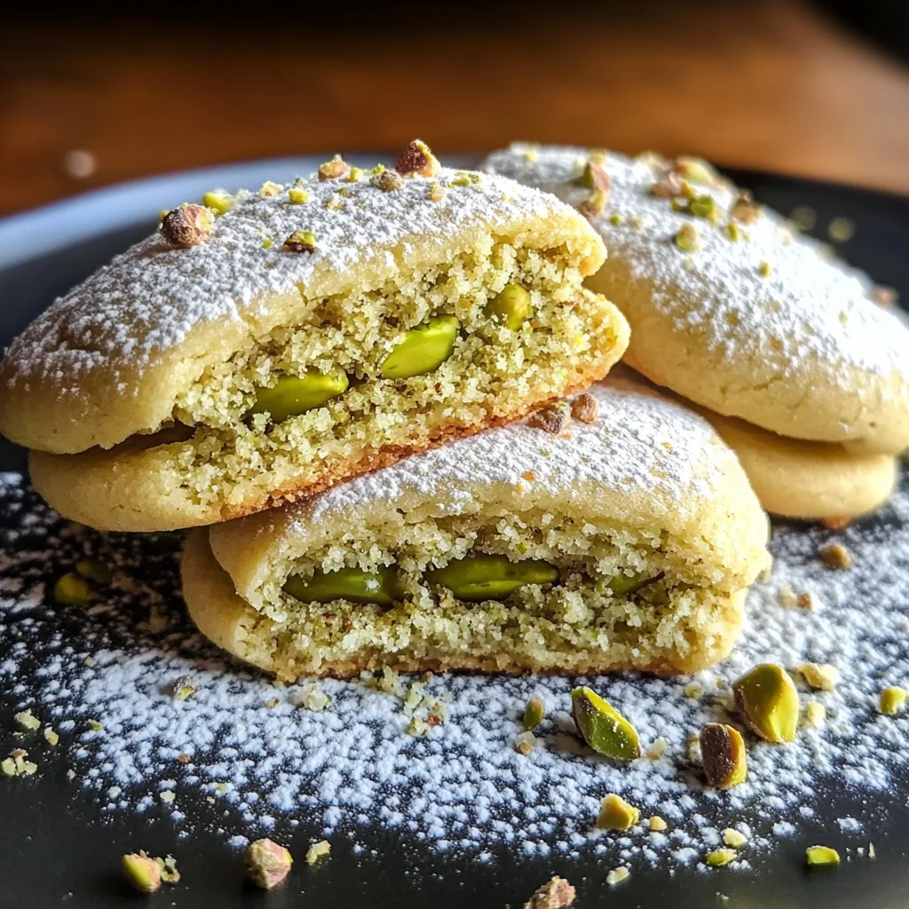 Pistachio Cream Cookies Recipe