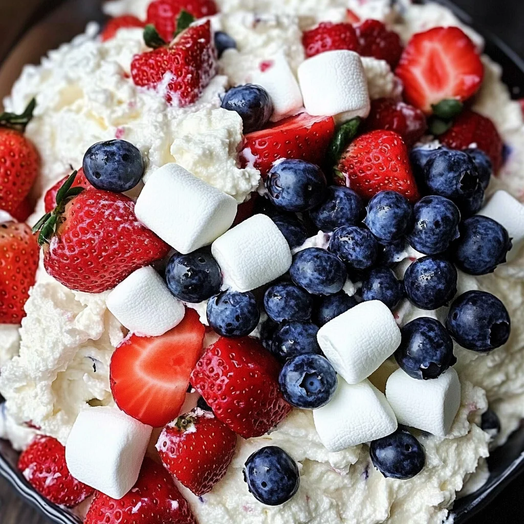 Red White & Blue Fluff Salad