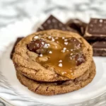 Salted Caramel Mocha Cookies