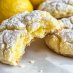 Sourdough Lemon Crinkle Cookies
