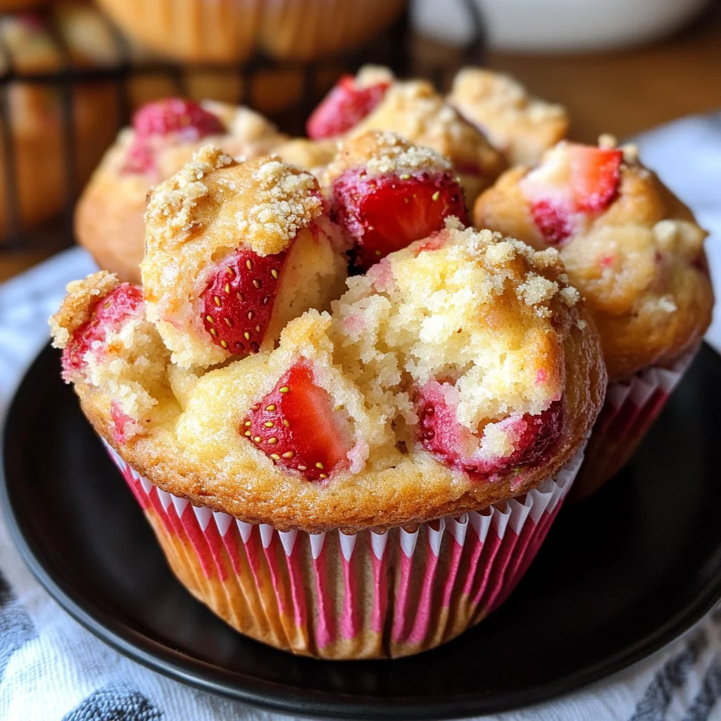 Strawberry Cream Cheese Muffins