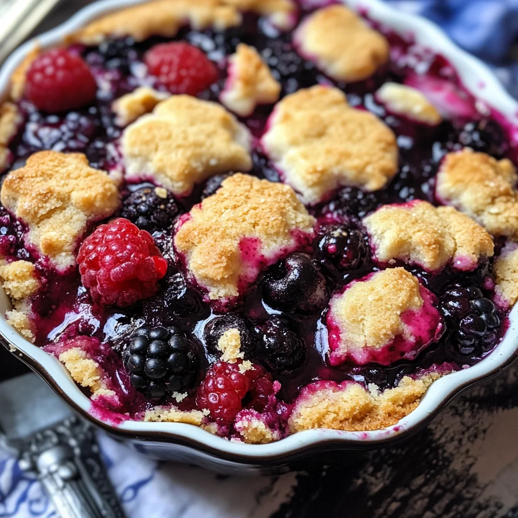 Sugar Cookie Berry Cobbler (Dump & Bake Recipe)