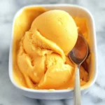 The Best Peach Sorbet Without Ice Cream Maker