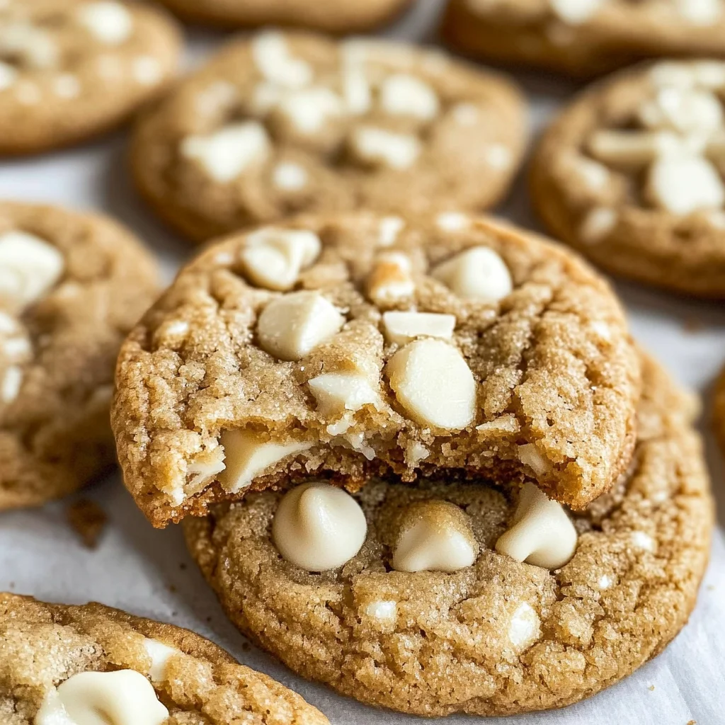 White Chocolate Coffee Cookies