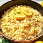 Zesty Lemon Parmesan Couscous
