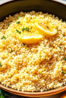 Zesty Lemon Parmesan Couscous