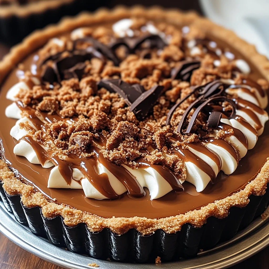 Chocolate Biscoff Tart