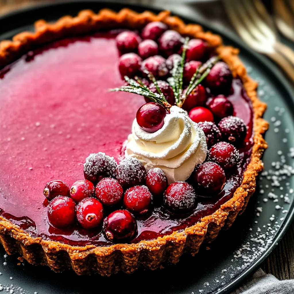 Cranberry Curd Tart Recipe